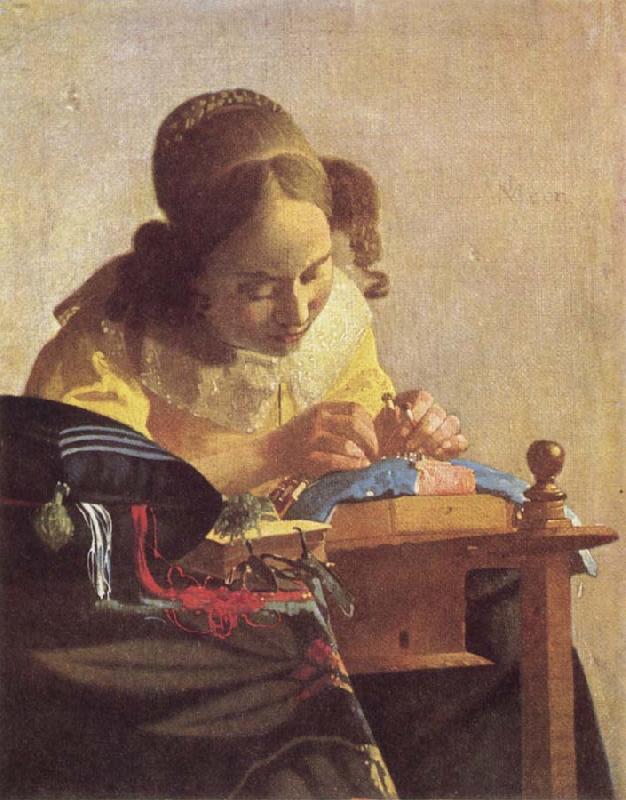 Jan Vermeer The Lacemaker oil painting image